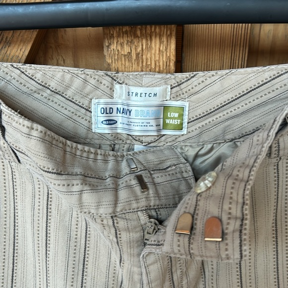 Old Navy women’s tan, striped dress pants. - Picture 5 of 6